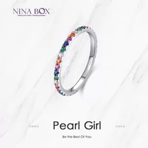 Прстен Pearl girl multicolour Ninabox®