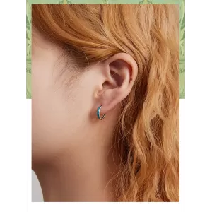 Обетки  Tirquoise earrings    Ninabox®