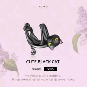 Чармс приверзок  Cute black cat  Ninabox®