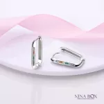 Обетки  Multicoloured  bucket earrings Ninabox®