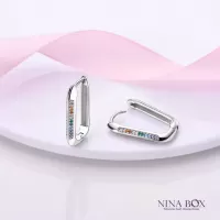 Обетки  Multicoloured  bucket earrings Ninabox®