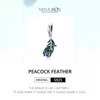 Чармс приверзок  Peacock feather Ninabox®
