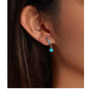 Обетки  Turquoise  ear buckes Ninabox®