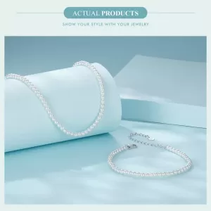 Сет огрлица и алка Pearls beauty Ninabox®