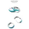 Обетки  Tirquoise earrings    Ninabox®