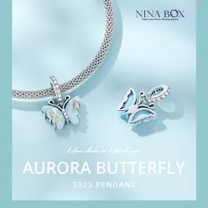 Чармс приверзок  Aurora butterfly Ninabox®