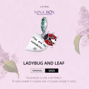 Чармс приверзок  Ladybag and leaf Ninabox®