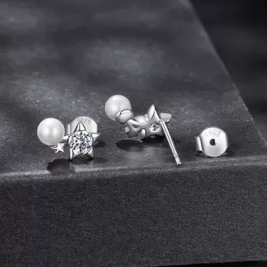 Обетки  Star pearl moisanit Ninabox®