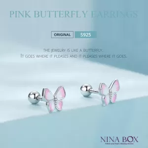 Обетки  Pink butterfly  Ninabox®