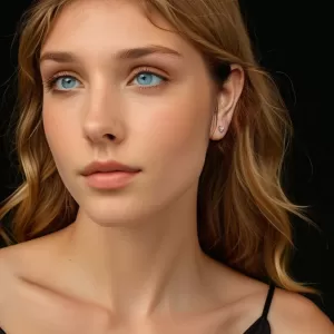 Обетки  Hearts  moisanit Ninabox®