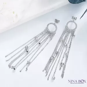 Обетки Drop earrings Ninabox®
