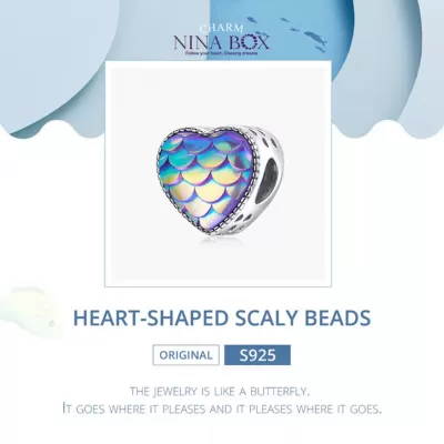 Чармс приверзок  Heart shaped scale  Ninabox®