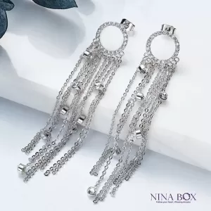 Обетки Drop earrings Ninabox®