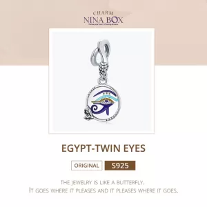 Чармс приверзок  Egyptian twin eyes Ninabox®