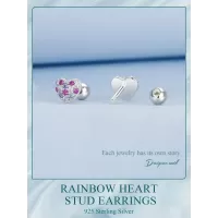 Обетки  Rainbow heart   Ninabox®