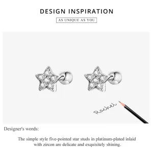 Обетки  Heart stud earring   Ninabox®