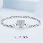 Чармс алка  Crystal heart Ninabox®