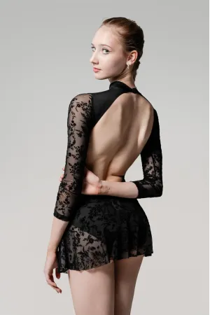  Diana Black Flowers - Здолниште за балет