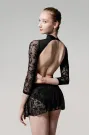  Diana Skirt Black Flowers - Здолниште за балет