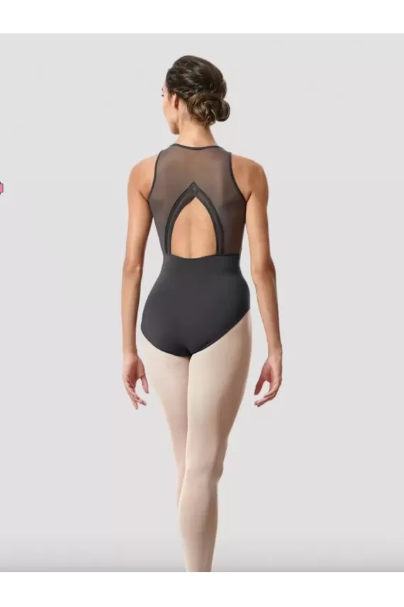 L8765 Motif Detail Open back tank leotard - Трико за балет