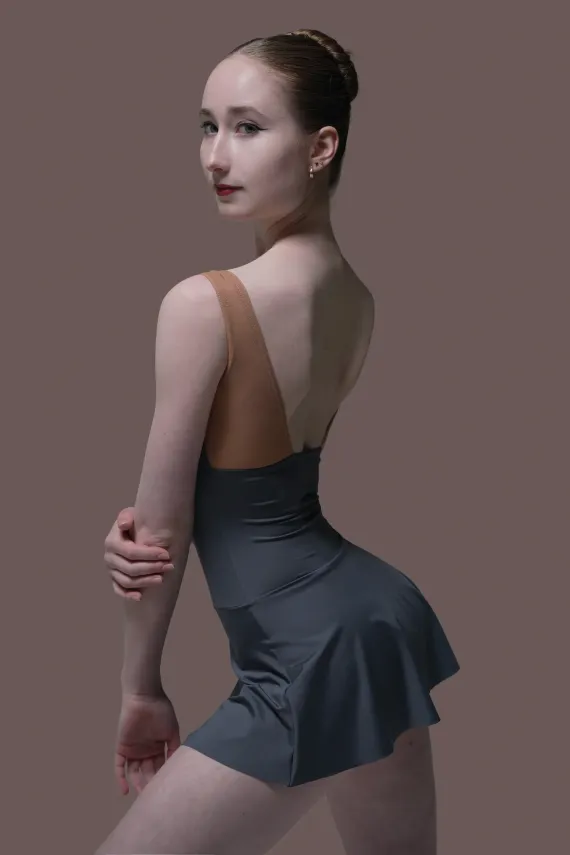  Aurora Mint-Grey - Трико за балет