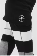 Syrma Black White Grey - Плетени панталони за загревање 