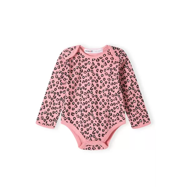 Боди Leopard pink