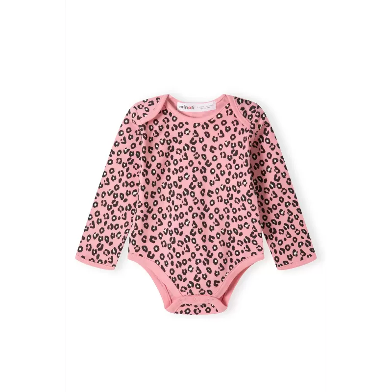 Боди Leopard pink