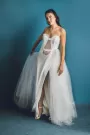 Sexy  Modern Corset  Asymmetric Wedding Dress