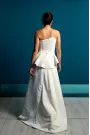 Modern Asymmetrical Corset Wedding Dress