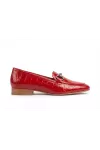 Red Croco Loafers