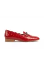 Red Croco Loafers