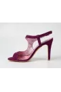 Velvet Wine Elegance Sandals
