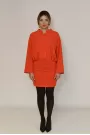 Blazing Orange Mini Dress