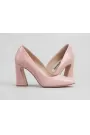 Rosé Italian Leather Pumps – Blush Pink Elegance