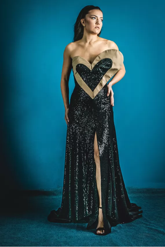 【FLOWOOM】Classic Heart Bustier Dress (3color) Designer fashion, Seoul-fully created | W Concept