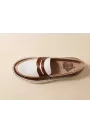 Portofino Italian Leather Loafers – Brown & Ivory Resort Edition