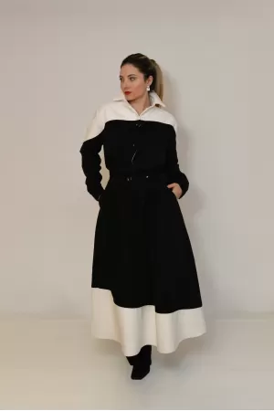 Convertible Black & White Dress-Set