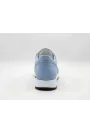 Azzurra Italian Leather Sneakers – Light Blue Floral Edition