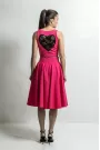 High Waist Voluminous Skirt - Magenta pink hue