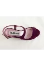 Velvet Wine Elegance Sandals