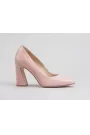 Rosé Italian Leather Pumps – Blush Pink Elegance