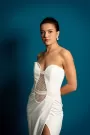 Sexy  Modern Corset  Asymmetric Wedding Dress