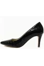 Executive Croc Leather Pumps – Italian Business Heels 7 cm